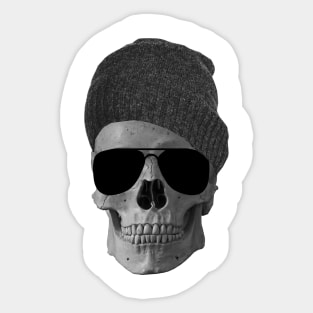 Skull - Fashion and Hipster Skulls Sticker